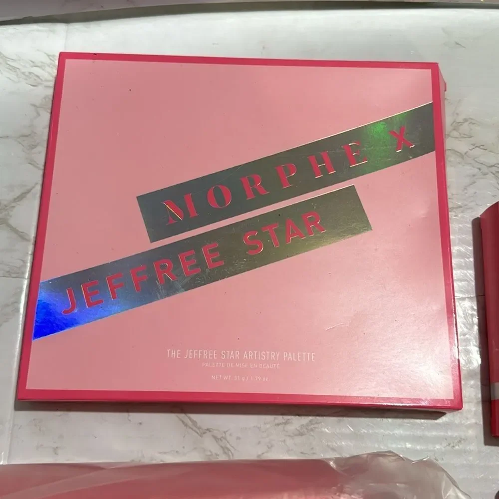 Jeffree Star morphe limited edition eyeshadow palette brushes lip gloss‎ spray